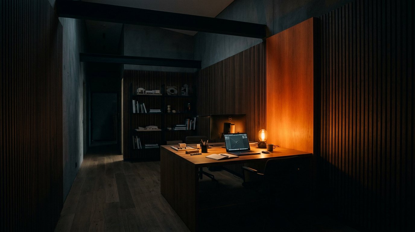 Inside the studio